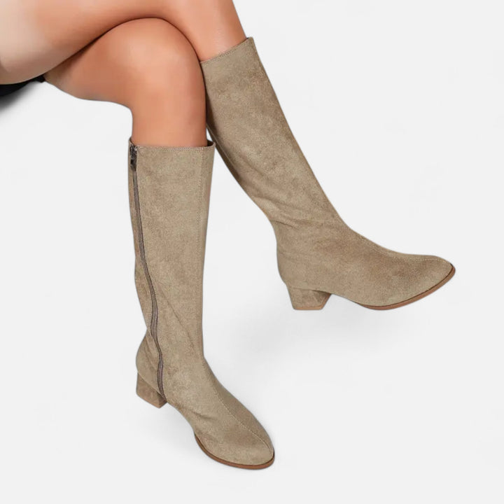 Gemma | Skinny Zipper Boots