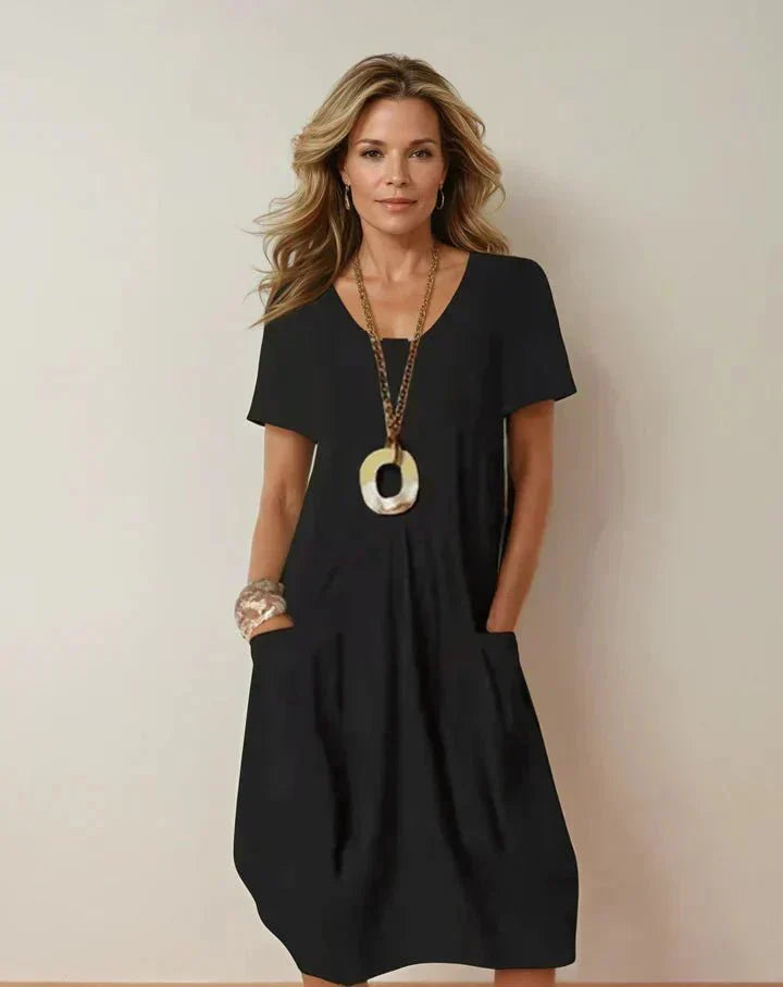 Oriane™ | Fluid Casual Maxi Dress