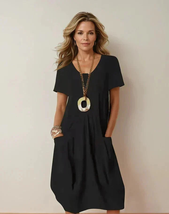 Oriane™ | Fluid Casual Maxi Dress