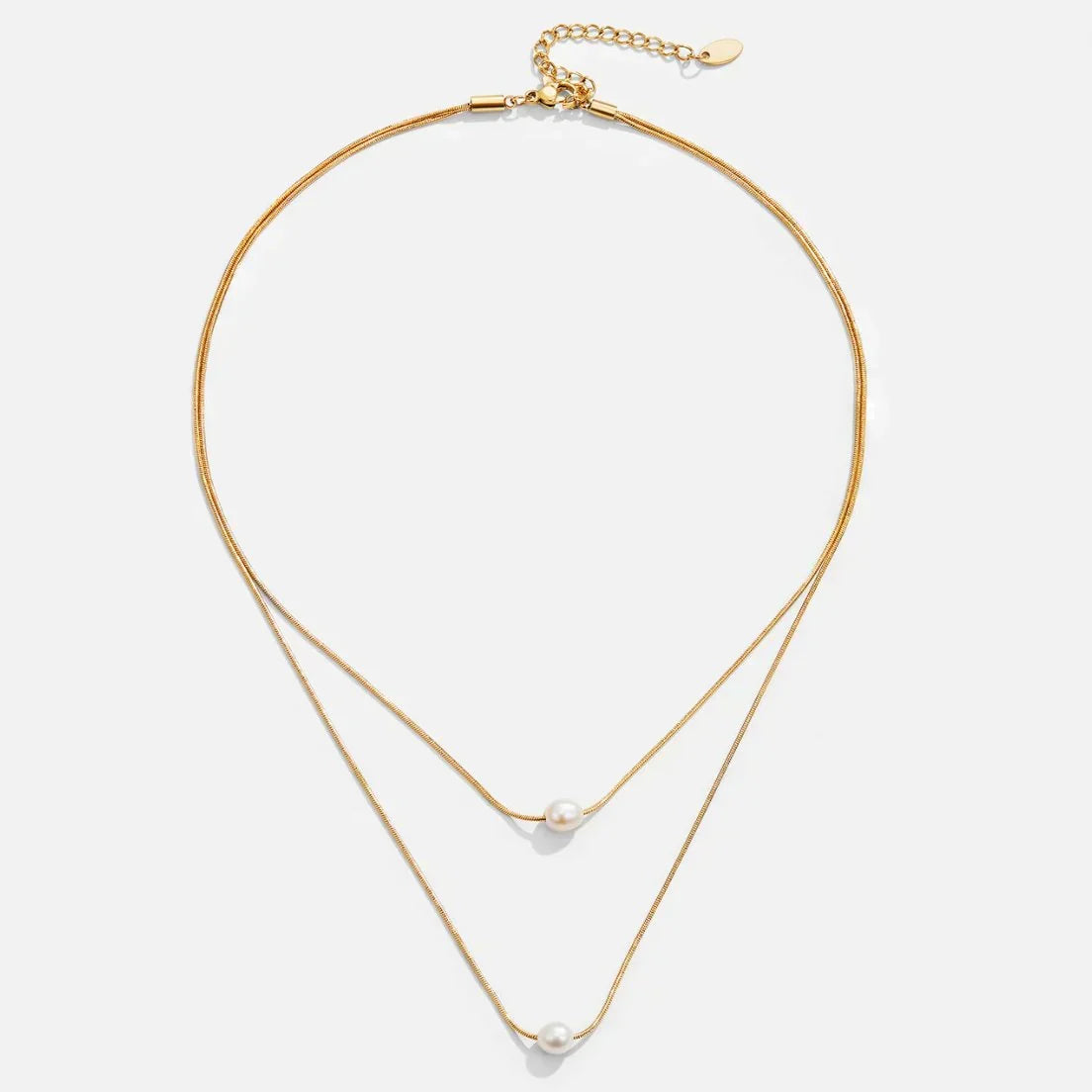 Sophisticated Layered Pearl Necklace