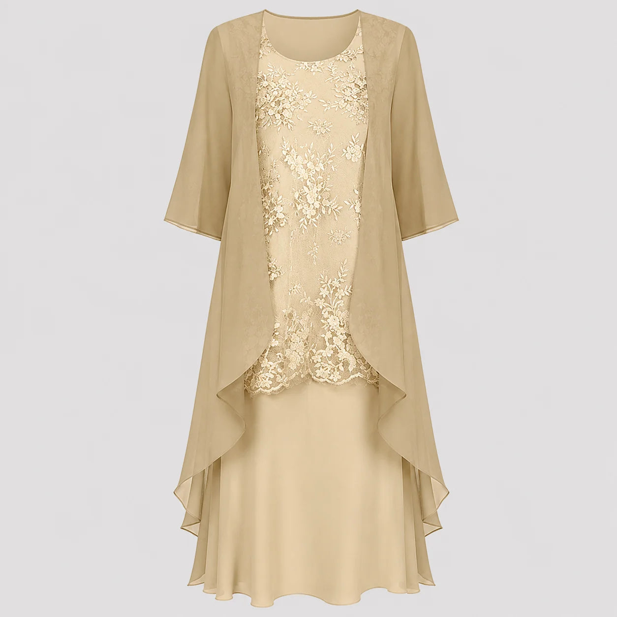 Lumi | Chiffon Two-Piece Dress