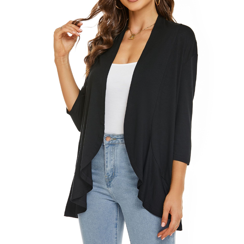 Livia | Relaxed Open Front Cardigan
