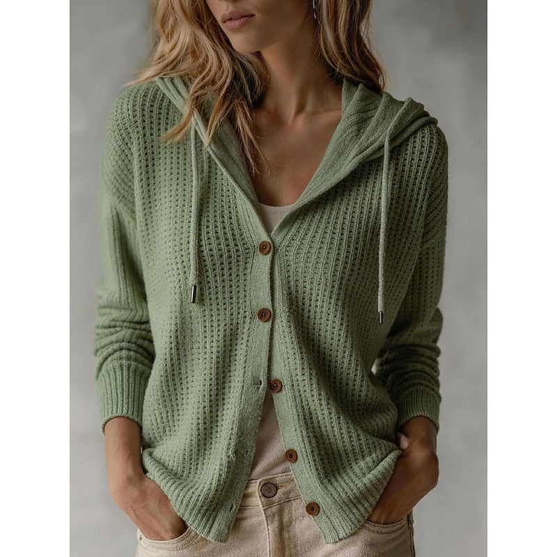 Sadie | Hooded Textured Cardigan