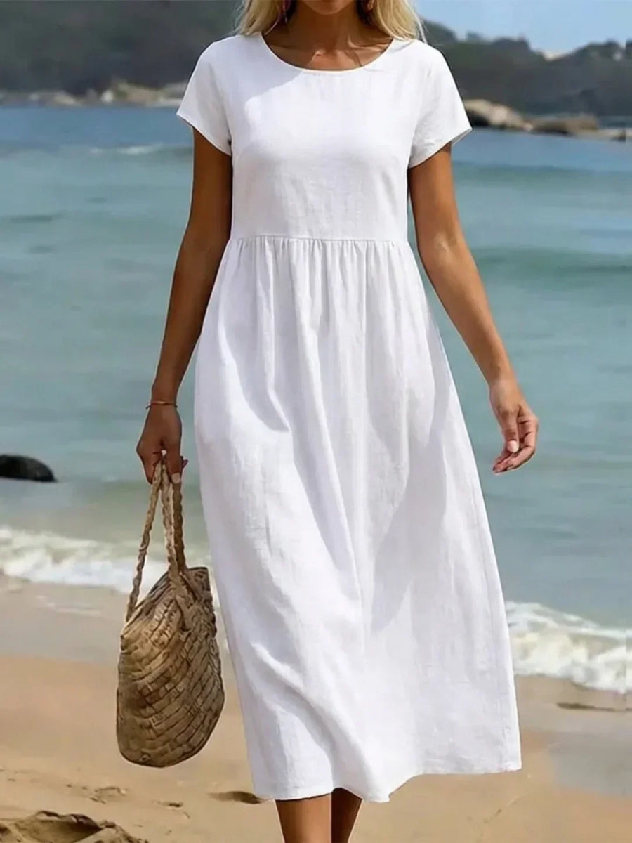 Ursina™ | Fluid Midi Dress