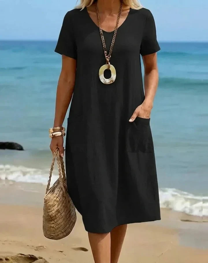 Oriane™ | Fluid Casual Maxi Dress